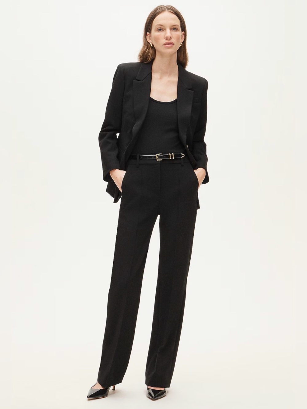 J. Crew Natalia pant in four-season stretch in Black